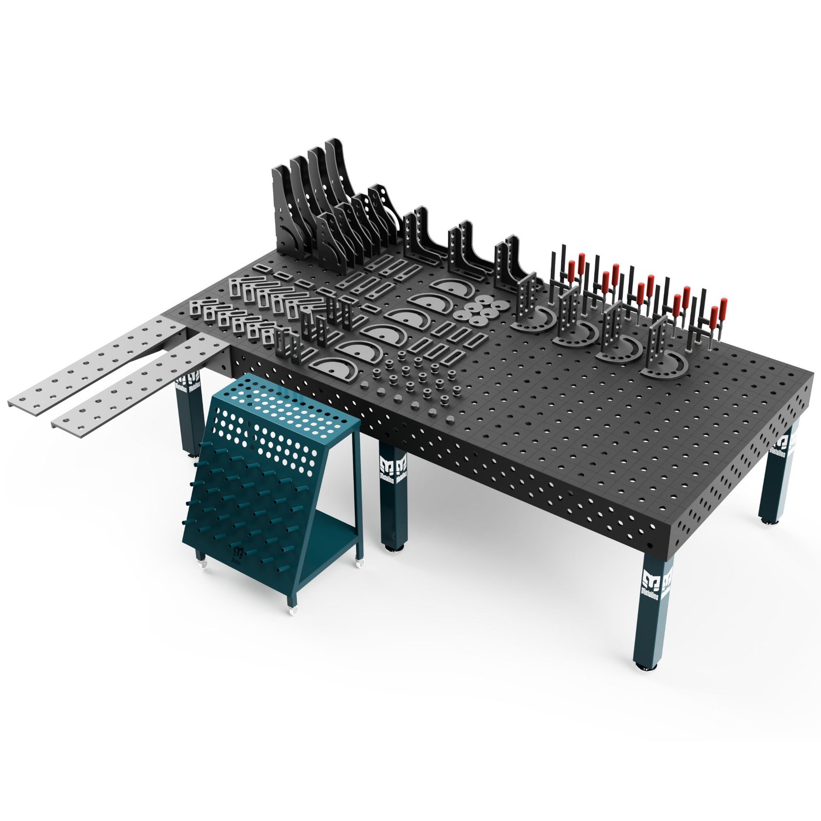 Kit de démarrage 105 pièces; accessoires pour tables de soudage Metalius